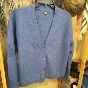 French Blue J. Crew 100% Cashmere Cardigan